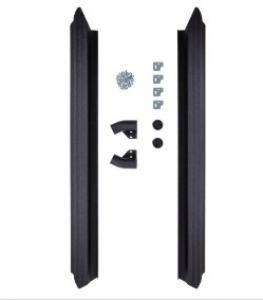 ARB montážní sada stupaček TOYOTA LC250 Prado černé nášlapy Black Treadplates